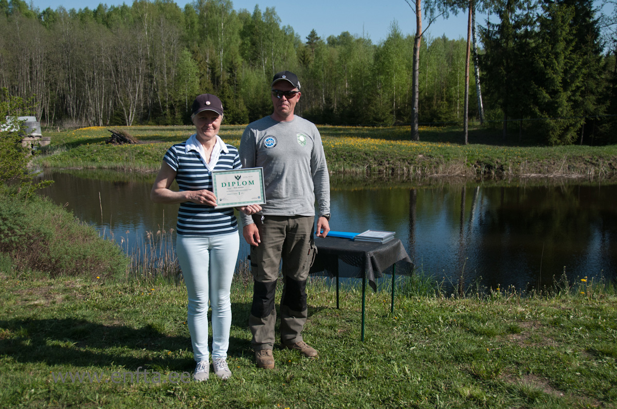 category Springer I place Heli Jalakas, 56 points out of 99